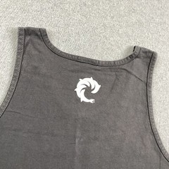 VINTAGE Wave Riding Vehicles WRV Tank Top Shirt Men XL Gray Graphic Logo 90s Y2K