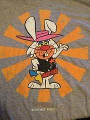 Ricochet Rabbit (Yogi Bear Family) – Graphics Made To Look Old – Gray – 4XL