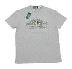 Polo Ralph Lauren Men’s Grey Sportsman Graphic Print Classic Fit T-Shirt (XL)