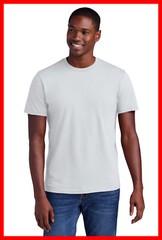 District DT6000 Very Important Plain Tee T Shirt Unisex S M L XL 2XL White Smoke
