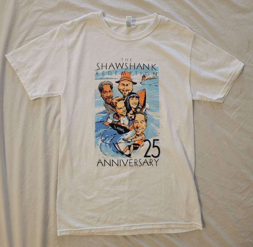 25 Years anniversary Shawshank Redemption T-Shirt, white