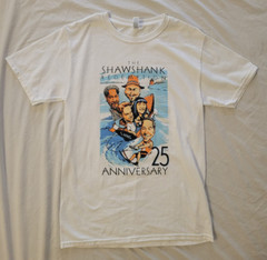 25 Years anniversary Shawshank Redemption T-Shirt, white