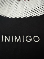 Inimigo Black Graphic T-Shirt Men’s Size S Rhinestone No Enemies No Character