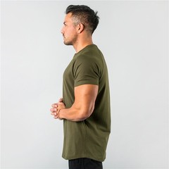 Men’s Fitness Muscle T-Shirt Slim Fit Gym Bodybuilding Short Sleeve