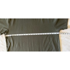 Arizona Jean Co Mens Olive Green Mock Neck 100% Cotton T-Shirt Size Large