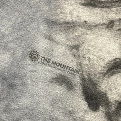 The Mountain Jesus Crown of Thorns T Shirt Mens L Gray Tie Dye Graphic Y2K Tee