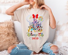 Disney Trip 2025 Shirt, Family Disneyland Tshirt, Mickey and Friends Tshirt
