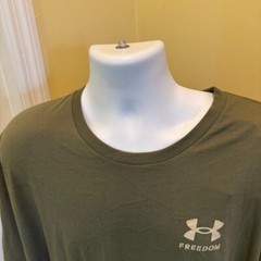 Under Armour Tshirt Mens 3XL UA Freedom Flag Athletic Short Sleeve 1370810 NWT