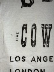 Beyonce Most Wanted Tee S White Cowboy Carter Tour 2025 Merch NEW *spot