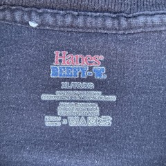Hanes Beefy-T Men’s XL Black Cotton Crewneck Graphic Texas 65th Anniversary Tee
