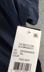 The Men’s Store at Bloomingdale’s Supima Tee XXL True Navy Crewneck Pullover S/S