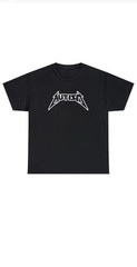 Unisex Adults Black/White AUTISM Logo Graphic Print Crew Neck T-Shirt L/XL