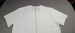 Asics White T Shirt Men Size XL SD Graphic SS Top Running Casual Reflective D1