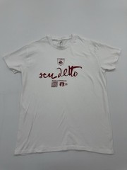 Sol’s-Regent Boys T-Shirt White Sports Graphic Logo Size M New