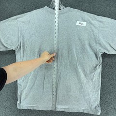 Pro Club Heavyweight T-Shirt Mens 2XL Gray Blank Crew Neck Streetwear