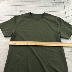BYLT Lux Drop Cut Short Sleeve T Shirt Men’s Large Army Green