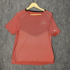 Nike Dri Fit ADV T Shirt Mens Large Red Preshrunk Vented Gym Workout Running