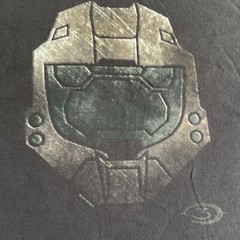 Vintage 207 Halo 3 Xbox 360 Master Chief T Shirt Black Size Large Microsoft