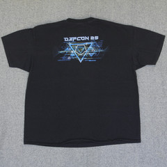 Defcon DEF CON 25 T Shirt XL VTG 2017 Las Vegas Computer Hacker Conference Tech