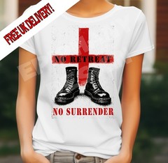 Mens Flag Of St George T Shirt Skinhead Oi! 2 Tone Ska Also Ladies Proud English
