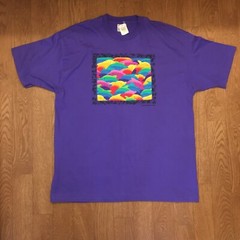 Vtg NWT Hanes Beefy Dolphins Common Ground T Shirt 90s Dolphin Single Stitch XL