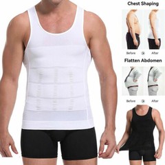 2022 New Men’s Gynecomastia Vest Cooling Compression Muscle T-Shirt Body Shaper