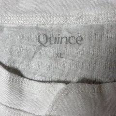 Quince Organic Cotton Slub Henley Tee Mens Size XL White 100% Organic Cotton NWT