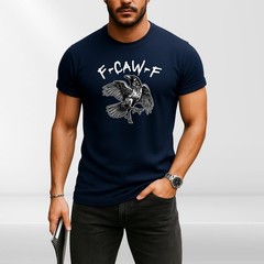 Black Crow FCAWF F-Caw-F Funny Gothic Crow Dance Meme T-Shirt