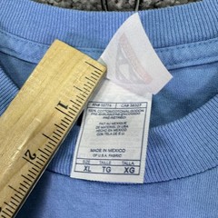 San Diego Mission Beach Shirt Mens XL Blue Alstyle Dolphin Tee Casual Logo