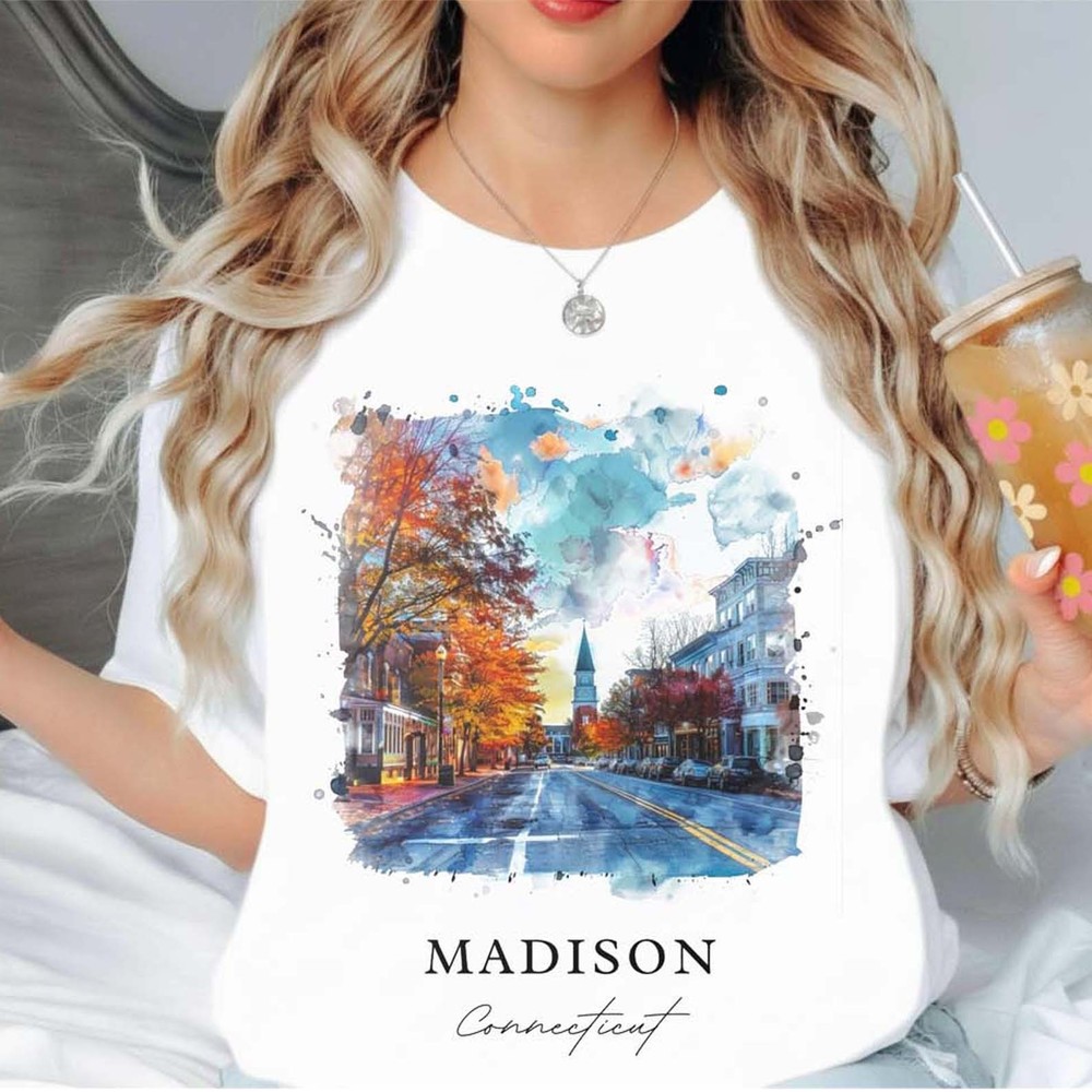 Madison Connecticut Unisex Shirt Travel Gift Connecticut Trip Lover Souvenir Tee