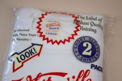 Whitesville 7oz Tubular Knit Tee / 2-Pack / White / L / “The Bear” Tee / Japan