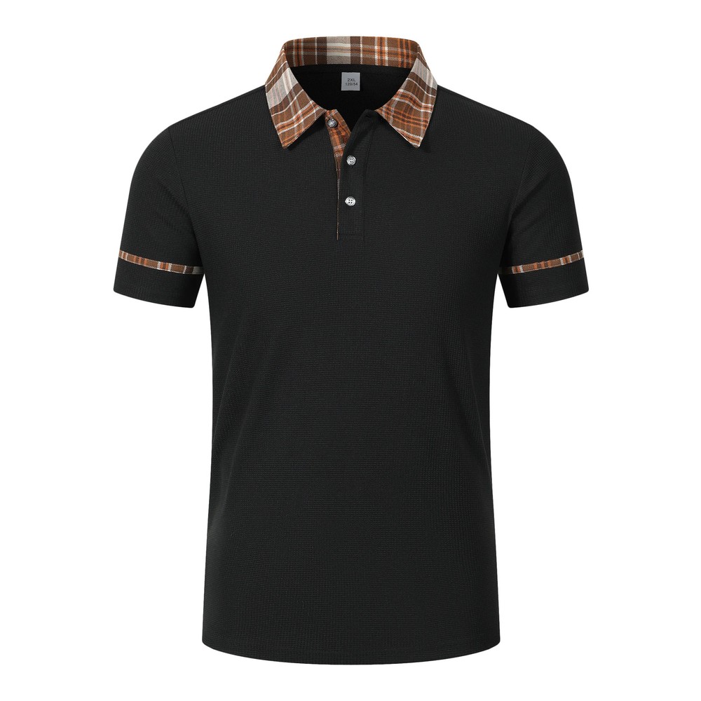 Men’s premium summer polo shirt, quick drying, breathable, casual, business fash