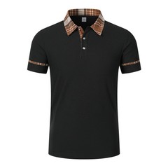 Men’s premium summer polo shirt, quick drying, breathable, casual, business fash