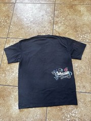 Nike 3D Blue Rubber Chest Logo Black Tee Shirt Men’s Size Medium