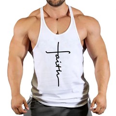 Men Gym Stringer Tank Top Bodybuilding Fitness Vest