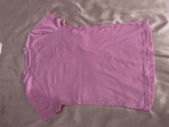 Teens S Regular 2-Pack Pink/Fuchsia Solid Crew Neck Short Sleeve T-Shirts