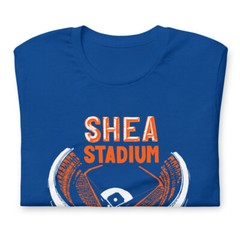 SHEA STADIUM Baseball New York Graphic Tee Short-Sleeve Unisex T-Shirt