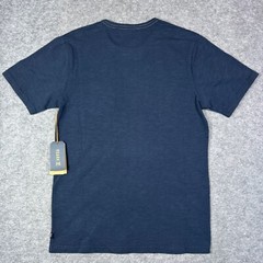 Roark Shirt Mens Small Blue Midweight Organic Cotton Sustainable Pocket Surf T