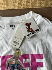 Uniqlo Jeff Koons Ballerina Art Graphic T-shirt Uni Sex S White Short Sleeve