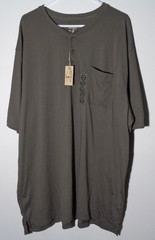 Men’s Short Sleeve, Cotton Henley’s by Red Head in Size 3XLT-Qty 2