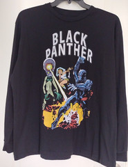 Men’s Marvel Black Panther Long Sleeve Graphic T-Shirt Lurk Nakia Heros Size 2XL