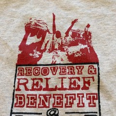 Vtg Rap Tee NYC Recovery Relief Benefit Joes Pub Shirt Men L Remy Ma MOP Concert