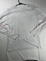 Diamond Paris Long Sleeve Graphic T-Shirt White Size Small