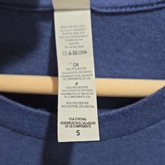 Bella + Canvas Blue Coffee Graphic Print Cotton Knit Crew Neck Tee S