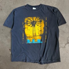 Vintage 90s REM World Your T-Shirt Adult XL 1995 Nice Man Faded Black Music