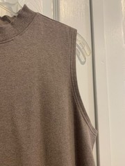 PACT Men’s Cool Stretch Tank Size XL Organic Cotton Taupe Sporty Sustainable