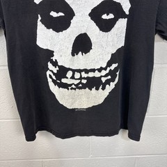 Vintage The Misfits 2001 Skull Horror Punk Rock Band Black M Graphic T-Shirt Tee