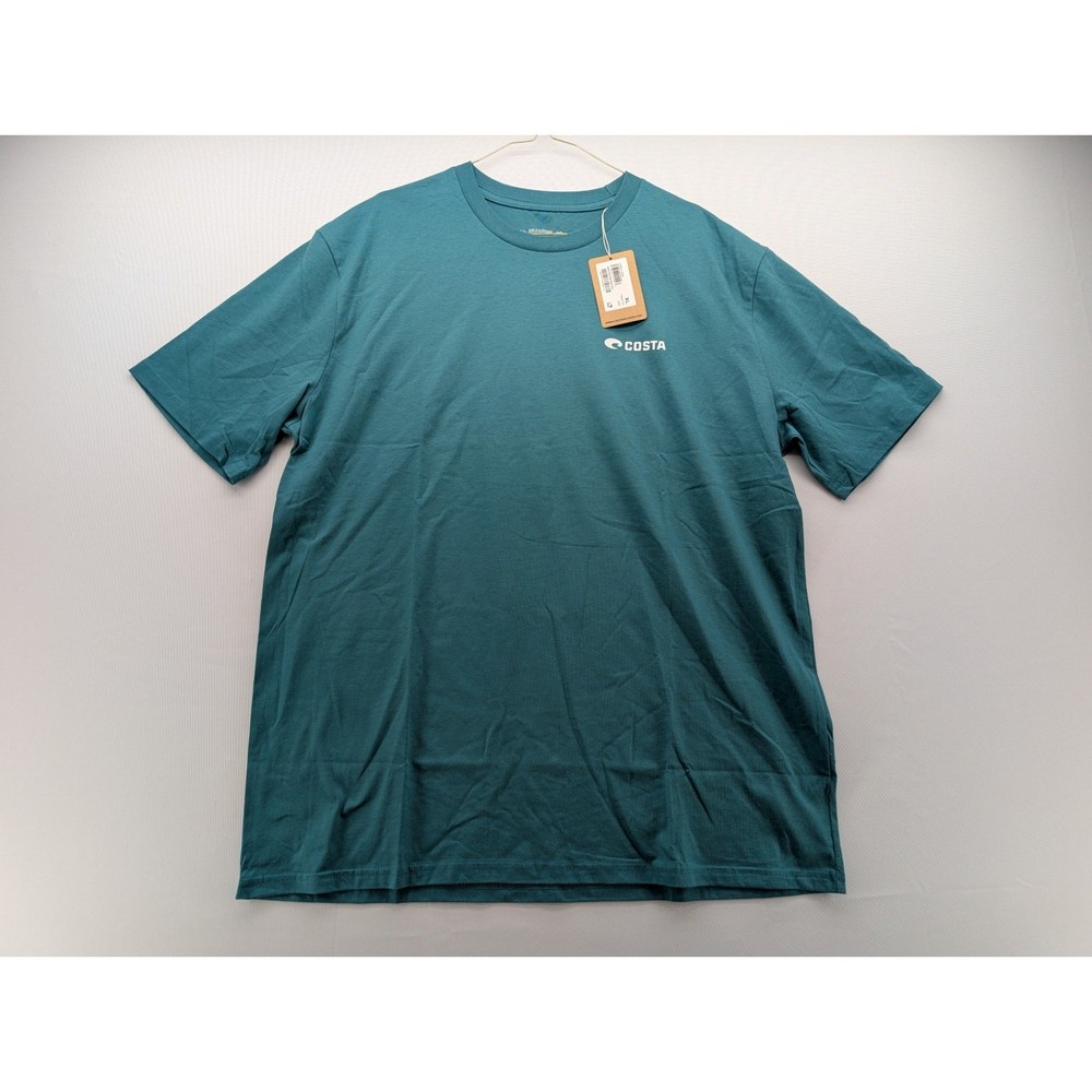 NWT Costa Del Mar C Wave Short-Sleeve T-Shirt in Northern Pike Print size XL