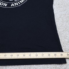 Disney Television Animation Mickey Mouse T Shirt L Black (see photo for flaw)