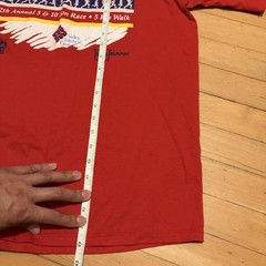 Vintage 90s Jerzees Valley Health Run 5K Mens XL single stitch Mt Rainier